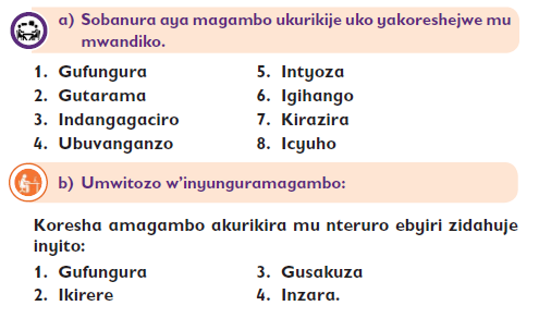 Course: Kinyarwanda, Topic: UMUTWE WA 1: UMUCO NYARWANDA